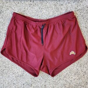 Tracksmith Van Cortlandt Red Mens S Luxurious & Lightweight Mesh Running Shorts